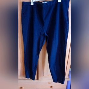 Old Navy, navy, straight leg elastic pull on pants